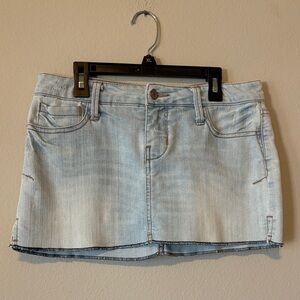 Forever 21 Faded Blue Mini Skirt